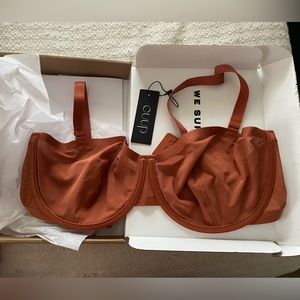 CUUP balconette mesh bra in color “clay”